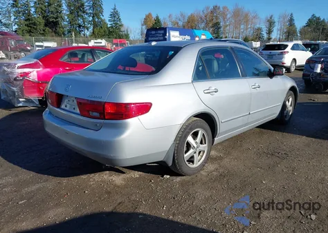 2005 Honda Accord 2.4 Ex из США, поврежденный, VIN 1HGCM56715A094203